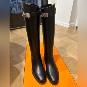 Hermes Jumping leather riding boots 36.5 Brand new